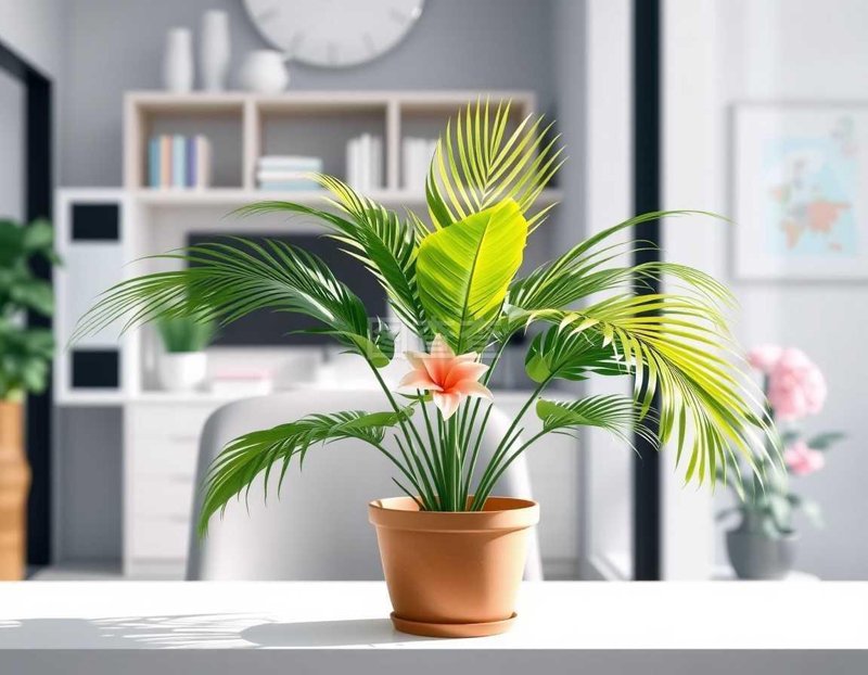 现代室内装饰中的盆栽花卉